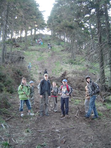 G�ry Kamienne - zej�cie z Kostrzyny s052 - PTTK Strzelin