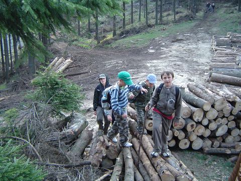 G�ry Kamienne - podej�cie na Suchaw� s053 - PTTK Strzelin