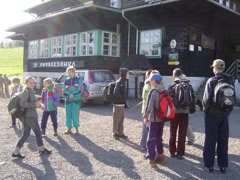 Schronisko PTTK 'Andrzej�wka' w G�rach Kamiennych s082 - PTTK Strzelin