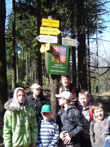 G�ry Kamienne - w drodze na Ruprechticky Spicak s104 - PTTK Strzelin