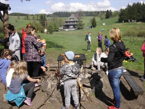 Ognisko ko�o schroniska PTTK 'Andrzej�wka' s101 - PTTK Strzelin