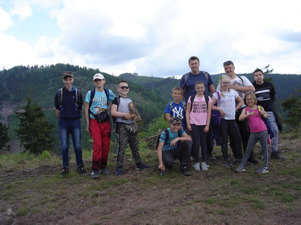 Zdobyty pierwszy szczyt - Kozina d013 - PTTK Strzelin