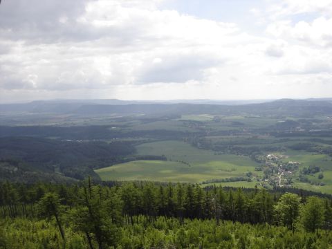 Ruprechticki Szpiczak - widok  z wie�y s002 - PTTK Strzelin