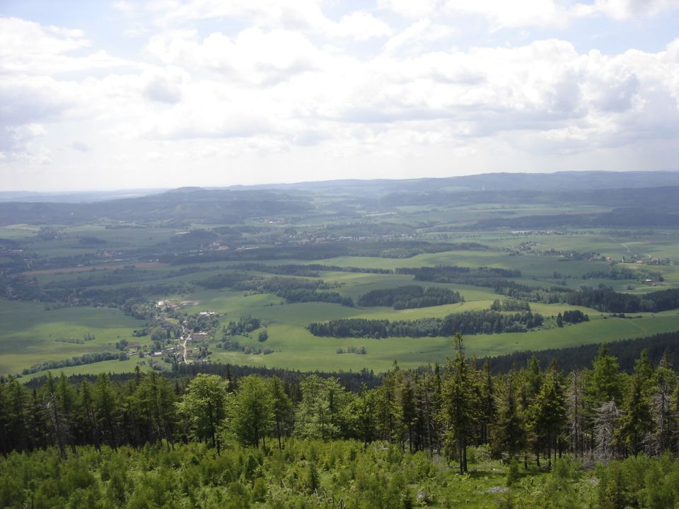 Ruprechticki Szpiczak - widok  z wie�y d003 - PTTK Strzelin