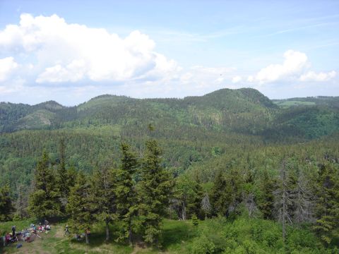 Ruprechticki Szpiczak - widok  z wie�y s007 - PTTK Strzelin