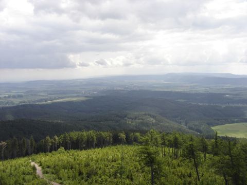 Ruprechticki Szpiczak - widok  z wie�y s014 - PTTK Strzelin