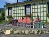 Kowary - park miniatur - ratusz i kamieniczki w Lubomierzu