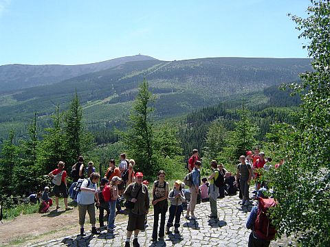 Widok z drogi Wang - Polana