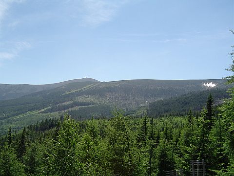 Panorama �nie�ki z drogi Wang - Polana