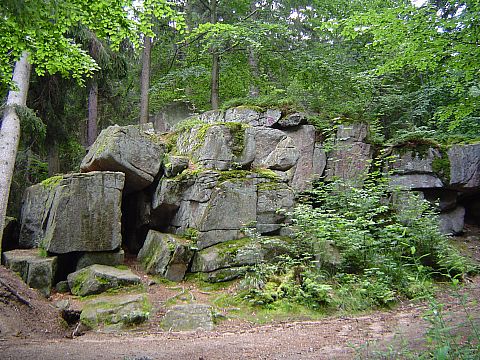 Przesieka - zej�cie do Wodospadu Podg�rnej