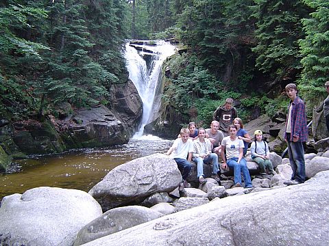 Karkonosze - Wodospad Szklarki