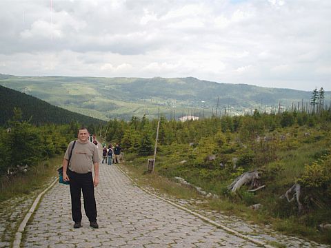 Widok na G�ry Izerskie