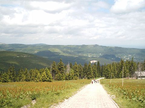 Widok na G�ry Izerskie