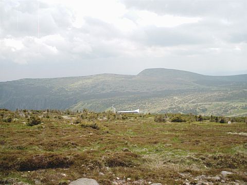 Widok na czeskie Karkonosze