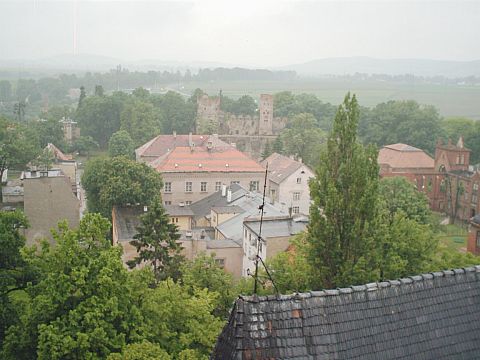 Z�bkowice �l�skie - widok z krzywej wie�y