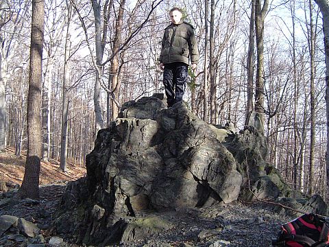 Rajd w G�ry Opawskie - na Zamkowej G�rze