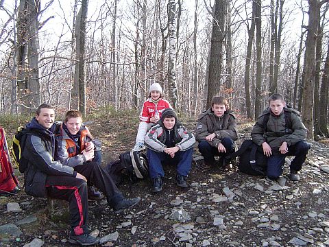 Rajd w G�ry Opawskie - na Zamkowej G�rze