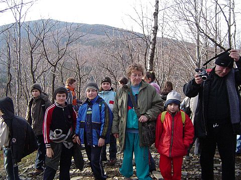 Na Zamkowej G�rze - widok na Biskupi� Kop�