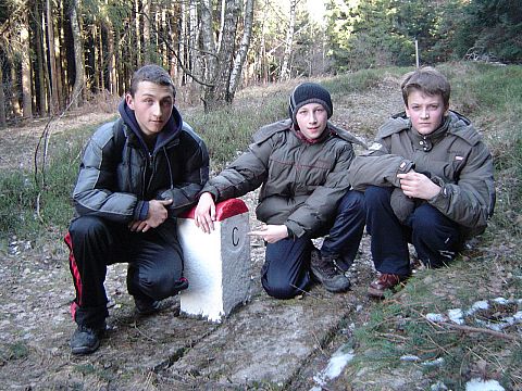 Rajd w G�ry Opawskie - na granicy z Czechami