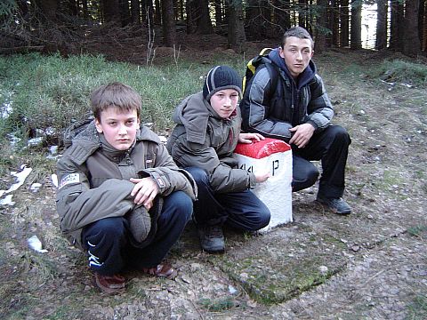 Rajd w G�ry Opawskie - na granicy z Czechami