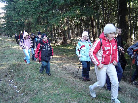 Rajd w G�ry Opawskie - na Srebrnej Kopie