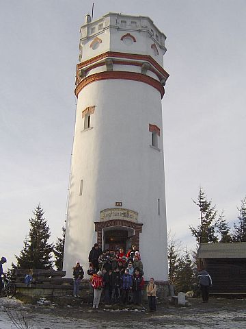 Czeska wie�a widokowa na Biskupiej Kopie