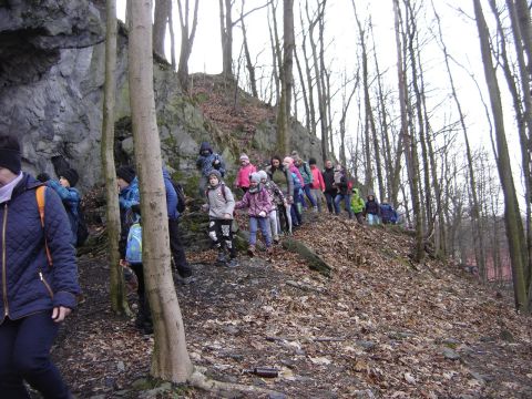 Wycieczka Na Biskupi� Kop� - podej�cie do Piekie�ka s010 - PTTK Strzelin