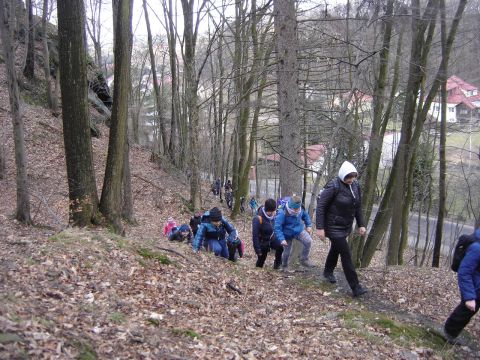 Wycieczka Na Biskupi� Kop� - podej�cie do Piekie�ka s011 - PTTK Strzelin