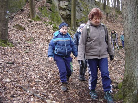 Wycieczka Na Biskupi� Kop� - podej�cie do Piekie�ka s016 - PTTK Strzelin