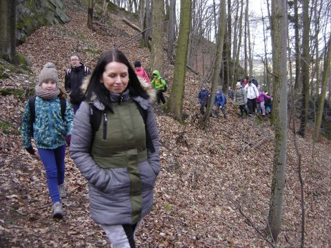 Wycieczka Na Biskupi� Kop� - podej�cie do Piekie�ka s017 - PTTK Strzelin