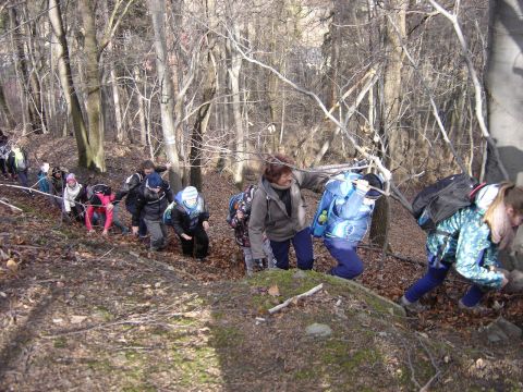 Wycieczka Na Biskupi� Kop� - podej�cie do Piekie�ka s029 - PTTK Strzelin