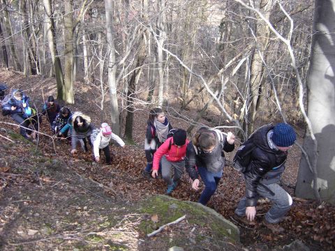 Wycieczka Na Biskupi� Kop� - podej�cie do Piekie�ka s031 - PTTK Strzelin