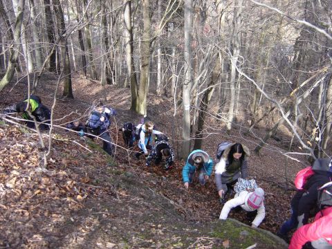 Wycieczka Na Biskupi� Kop� - podej�cie do Piekie�ka s032 - PTTK Strzelin