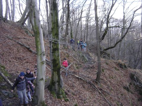 Wycieczka Na Biskupi� Kop� - podej�cie do Piekie�ka s035 - PTTK Strzelin