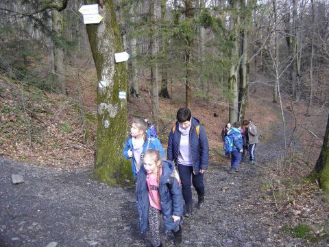 Wycieczka Na Biskupi� Kop� - podej�cie do Piekie�ka s038 - PTTK Strzelin