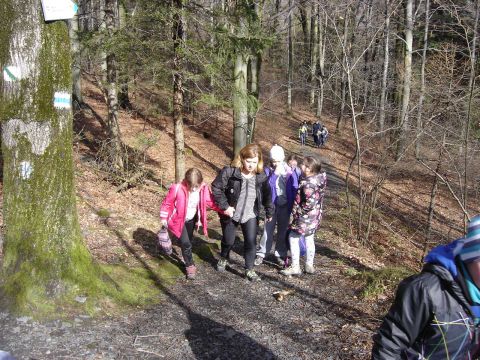 Wycieczka Na Biskupi� Kop� - podej�cie do Piekie�ka s043 - PTTK Strzelin