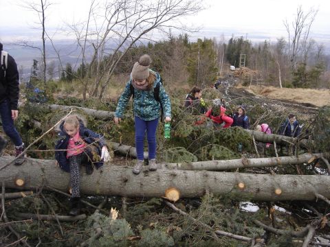 W drodze na szczyt Biskupiej Kopy s097 - PTTK Strzelin