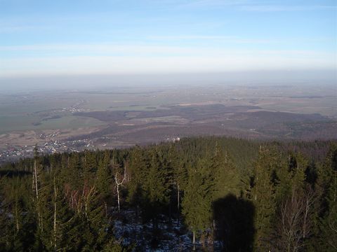 Widok z wie�y na Biskupiej Kopie