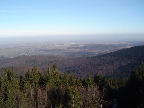 Widok z wie�y na Biskupiej Kopie