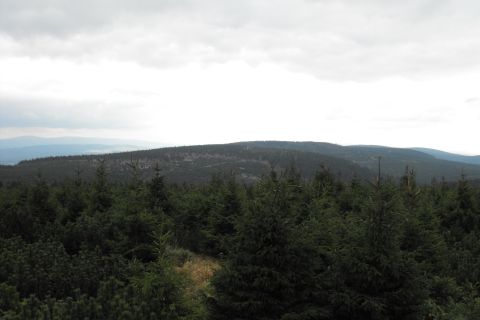 G�ry Orlickie - widok z Wielkiej Desztnej s012 - PTTK Strzelin