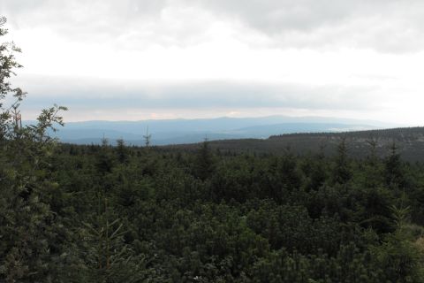 G�ry Orlickie - widok z Wielkiej Desztnej s013 - PTTK Strzelin