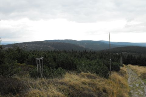 G�ry Orlickie - widok z Wielkiej Desztnej s017 - PTTK Strzelin