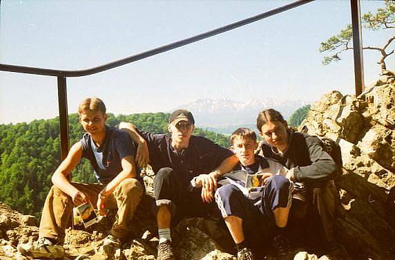 Na Sokolicy - w tle Tatry