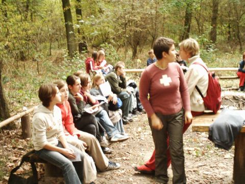 XVI Rajd Wzg�rz Strzeli�skich - ko�o altany my�liwskiej s035 - PTTK Strzelin