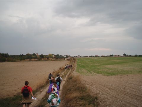 XVI Rajd Wzg�rz Strzeli�skich - widok Wawrzyszowa od wschodu s037 - PTTK Strzelin