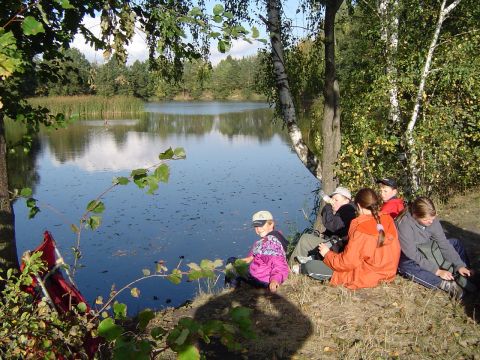 XVII Rajd Wzg�rz Strzeli�skich - glinianki ko�o G�bczyc s042 - PTTK Strzelin