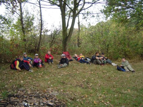 XVII Rajd Wzg�rz Strzeli�skich - glinianki ko�o G�bczyc s045 - PTTK Strzelin