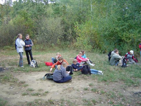 XVII Rajd Wzg�rz Strzeli�skich - glinianki ko�o G�bczyc s047 - PTTK Strzelin