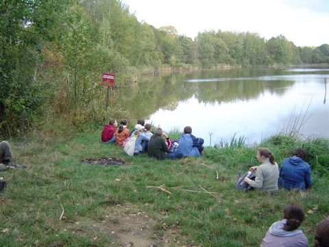 XVII Rajd Wzg�rz Strzeli�skich - glinianki ko�o G�bczyc s048 - PTTK Strzelin