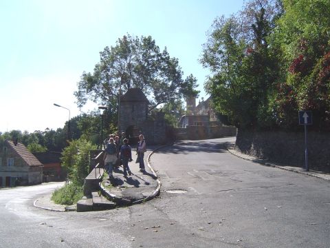 XVIII Rajd Wzg�rz Strzeli�skich - Niemcza - przy bramie dolnej s018 - PTTK Strzelin